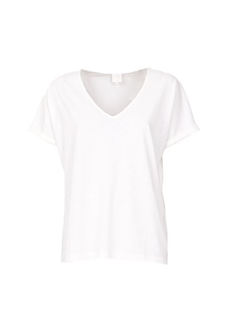 T-shirt scollo a v morbido DES PETIT HAUTS | T- Shirt | ZAELINE-1E23022802066